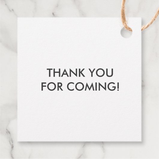 Het is een Girl Gift Label, Baby shower Gift Label (Achterkant)