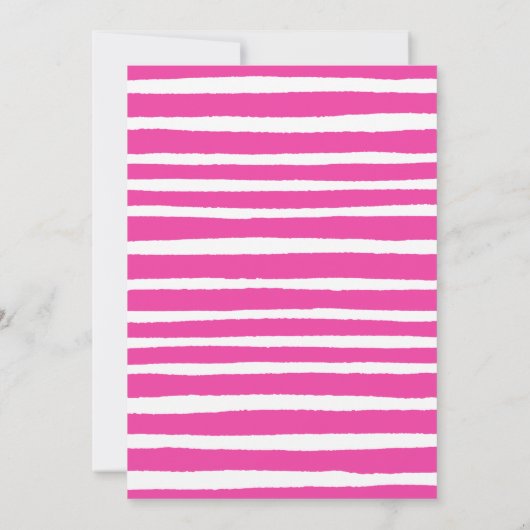 Het is een Girl Heart Balloon Baby shower Kaart (Achterkant)