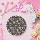 Het is een Girl New Baby Paper Bord (Feest)