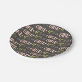 Het is een Girl New Baby Paper Bord (Gekanteld)