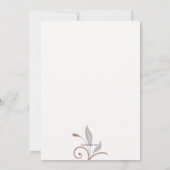 Het is een Girl Photo Baby shower Invitation Custo Kaart (Achterkant)