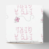 Het is een Girl Pink Butterfly Bedankdoosjes (Bovenkant)