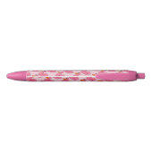 Het is een Girl Pink Duck Pens Zwarte Inkt Pen (Achterkant)