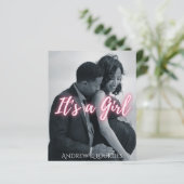 Het is een Girl Pink Elegant Foto (Staand voorkant)