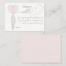 Het is een Girl Pink Heart Balloon Baby shower dia