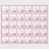Het is een Girl Pink Stroller Cadeaupapier (Vlak)