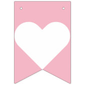 Het is een Girl Preppy Bunting Vlaggetjes (Tweede vlag)