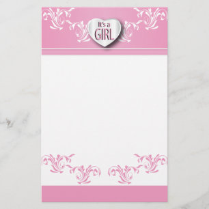 Het is een Girl Scrapbooking Briefpapier