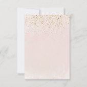 Het is een Girl Simple Elephant & Balloon Baby sho Bedankkaart (Achterkant)