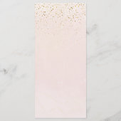 Het is een Girl Simple Elephant & Balloon Baby sho Menu (Achterkant)