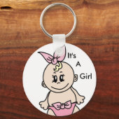 Het is een Girl Sleutelhanger (Voorkant)