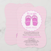 Het is een Girl Sprinkle Baby shower Kaart (Voorkant / Achterkant)