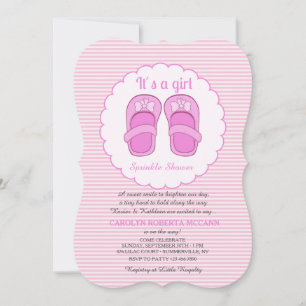 Het is een Girl Sprinkle Baby shower Kaart