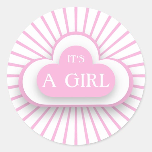 Het is een Girl Sticker (Voorkant)