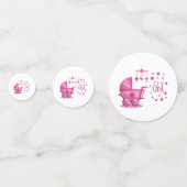 Het is een Girl Table Confetti (Achterkanten)