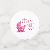 Het is een Girl Table Confetti (Kleine voorkant)
