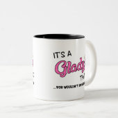 Het is een Gladys ding dat je niet zou begrijpen. Tweekleurige Koffiemok (Voorkant rechts)