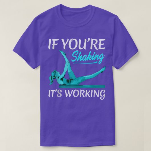 Het is een goed functionerende Fort Pilates Fitnes T-shirt (Design voorkant)