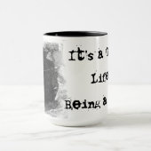 Het is een goed leven dat een kat-Mok is Mok (Midden)