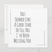 Het is een goed moment om je te vertellen dat ik j (Voorkant / Achterkant)