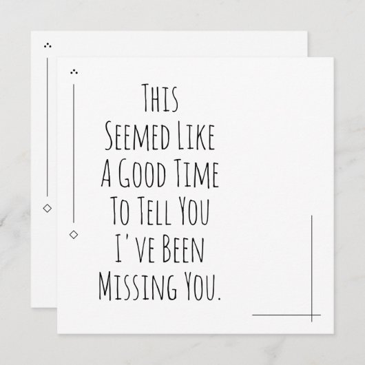 Het is een goed moment om je te vertellen dat ik j (Voorkant / Achterkant)