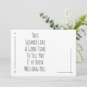 Het is een goed moment om je te vertellen dat ik j (Staand voorkant)