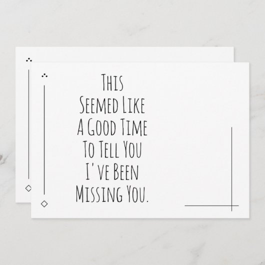 Het is een goed moment om je te vertellen dat ik j (Voorkant / Achterkant)