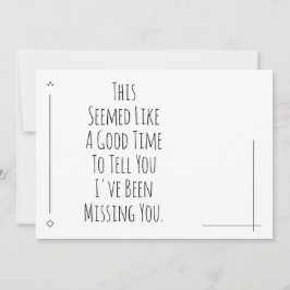 Het is een goed moment om je te vertellen dat ik j