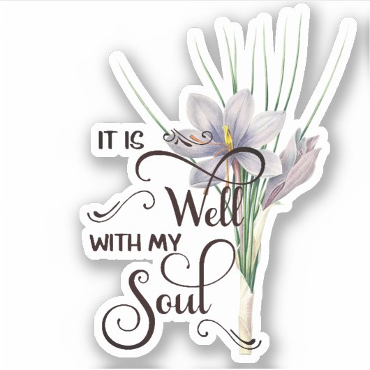 Het is een goed paarse bluf sticker (Voorkant)