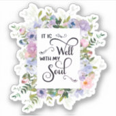 Het is een goed paarse lijst sticker (Voorkant)