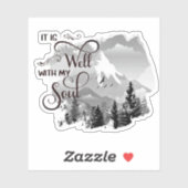 Het is een goede berg sticker (Vel)