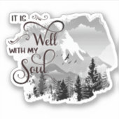 Het is een goede berg sticker (Voorkant)