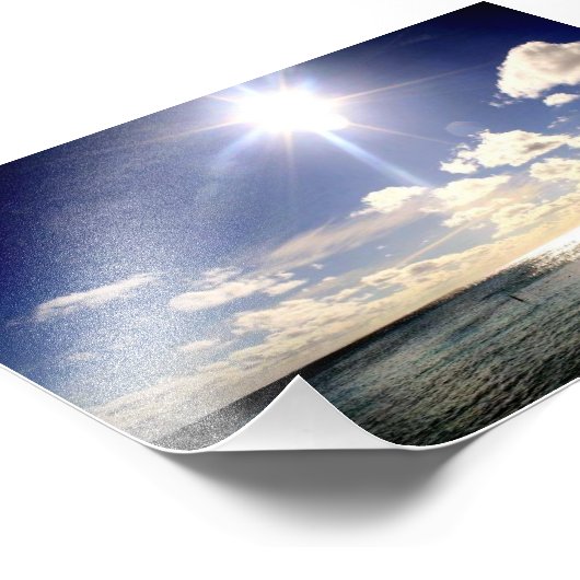 Het is een goede dag foto afdruk (Hoek)