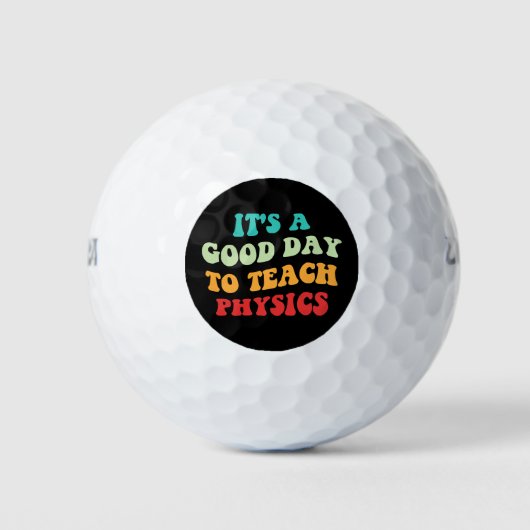 Het is een goede dag om de natuurkunde te leren golfballen (Voorkant)