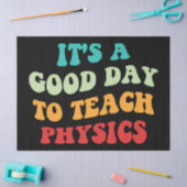 Het is een goede dag om de natuurkunde te leren tissuepapier (Craft)