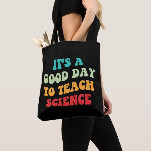 Het is een goede dag om de wetenschap te leren tote bag (Dichtbij)