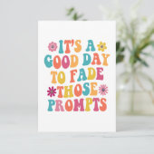 Het is een goede dag om die herinneringen aan ABA Bedankkaart (Staand voorkant)