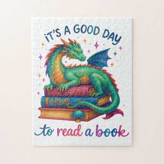 Het is een goede dag om een boek te lezen legpuzzel (Verticaal)