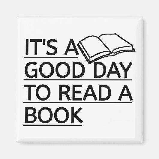 Het is een goede dag om een boek te lezen magneet (Voorkant)