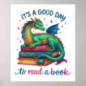 Het is een goede dag om een boek te lezen poster (Voorkant)