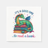 Het is een goede dag om een boek te lezen servet (Voorkant)