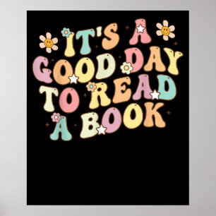 Het is een goede dag om een boek te lezen voor lie poster