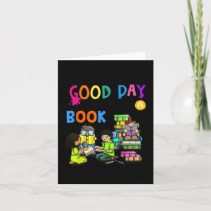 Het is een goede dag om een boekenleesclub te leze kaart