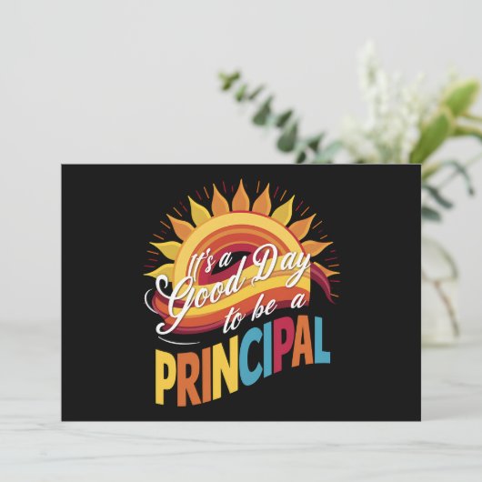 Het Is Een Goede Dag Om Een Directeur Te Zijn Teru Kaart (Staand voorkant)