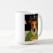 Het is een goede dag om een gladde collie te hebbe koffiemok (Voorkant rechts)