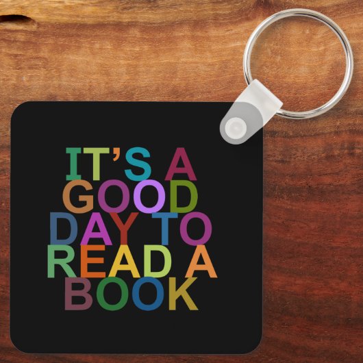 het is een goede dag om een sleutelhanger te lezen (Achterkant)