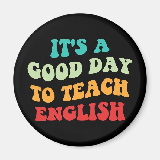 Het is een goede dag om Engels te leren Magneet (Voorkant)