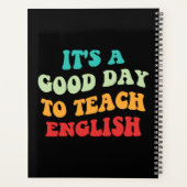 Het is een goede dag om Engels te leren Planner (Achterkant)