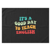 Het is een goede dag om Engels te leren Tafelkleed (Voorkant (Horizontaal))