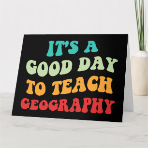 Het Is Een Goede Dag Om Geografie Te Doceren I Kaart